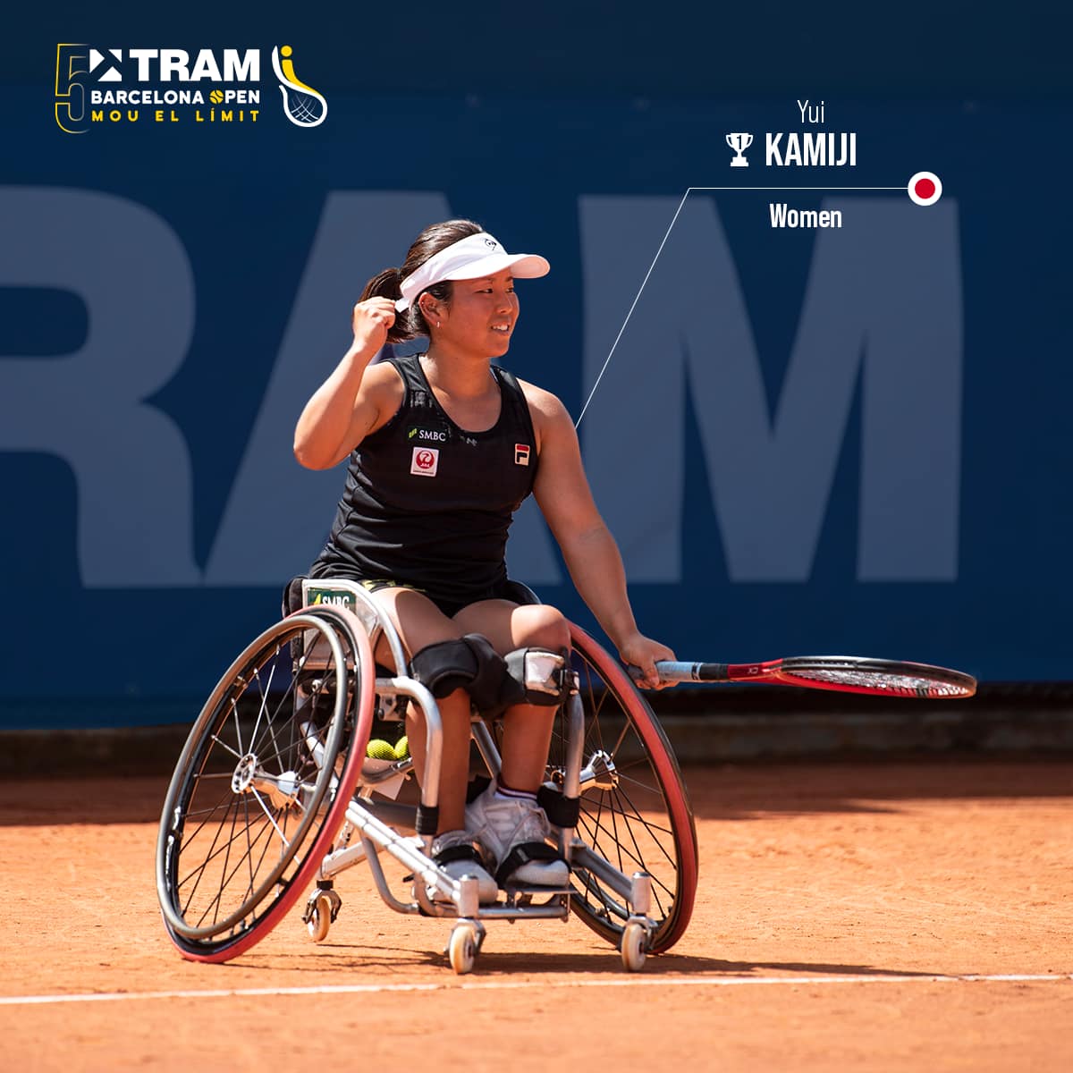Yui Kamiji, campeona del TRAM Barcelona Open 2022