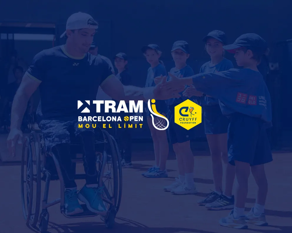 La Fundación Cruyff, nueva entidad organizadora del TRAM Barcelona Open
