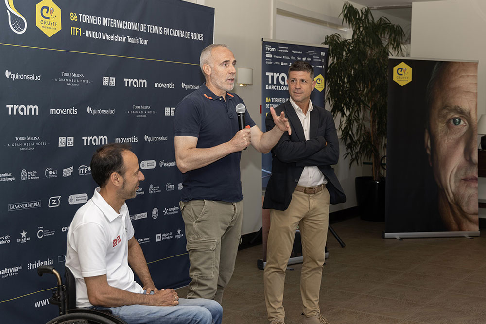 Alex Corretja presenta el sorteo de los cuadros del TRAM Barcelona Open 2025