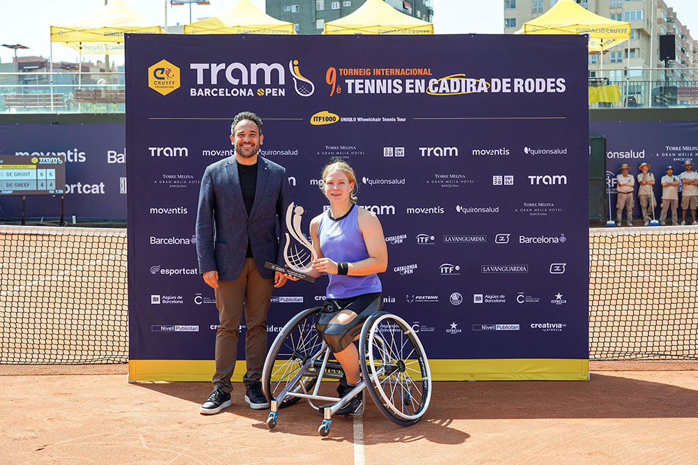 Diede de Groot conquista su cuarto TRAM Barcelona Open